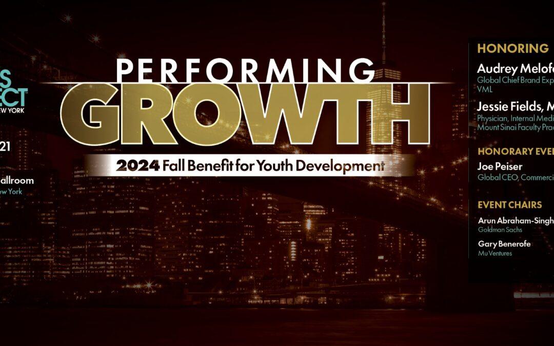 NY Fall Benefit: Performing Growth