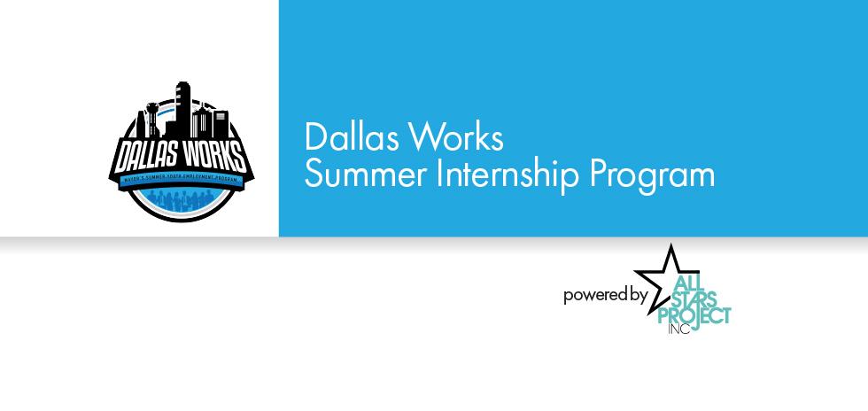 The City of Dallas and All Stars Project Partner to Build a National Youth Workforce Model